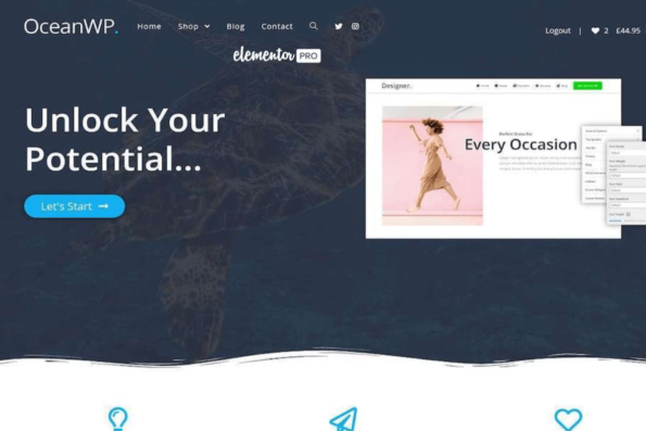 Best wordpress theme OceanWP