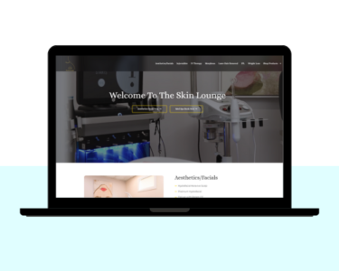 Skincare & Spa Service Website Design and Development